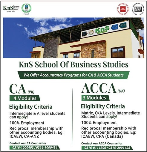 Admission Open in KnS School of Business Studies